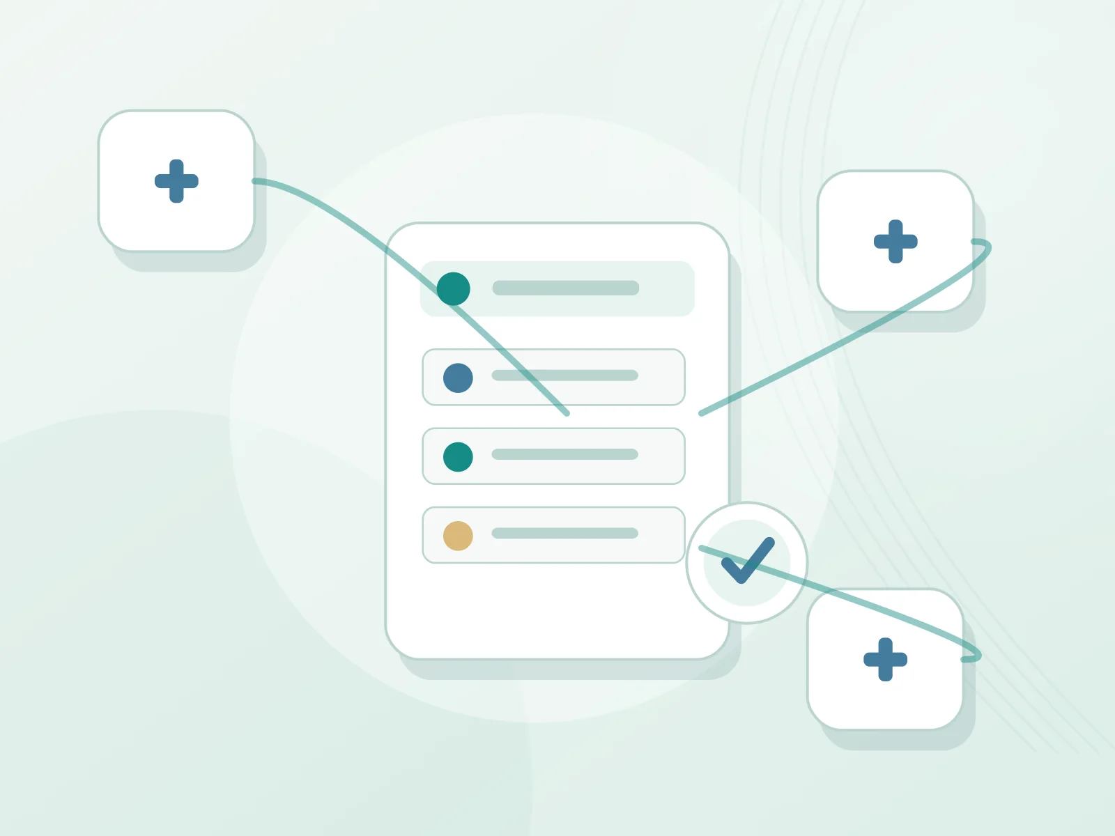 Illustration of payer enrollment tracking checkpoints